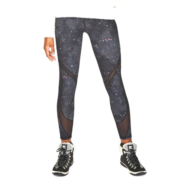 🆕 Sweaty Betty Women's Reversible Mesh Yoga "Space Race Ditsy Star' Leggin… - Picture 2 of 12